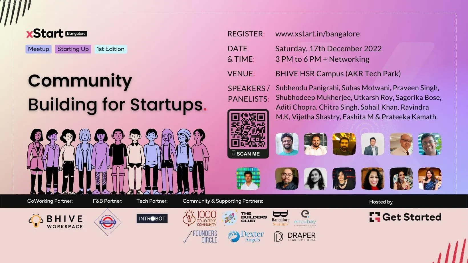 xStart Bangalore Community Building for Startups Event